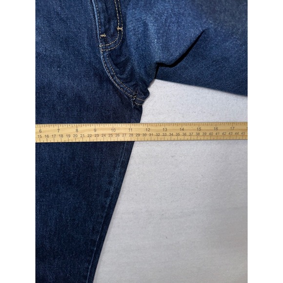 Vintage Calvin Klein High Rise Jeans Womens Sz 12 Blue Denim Cotton Straight - Picture 4 of 12
